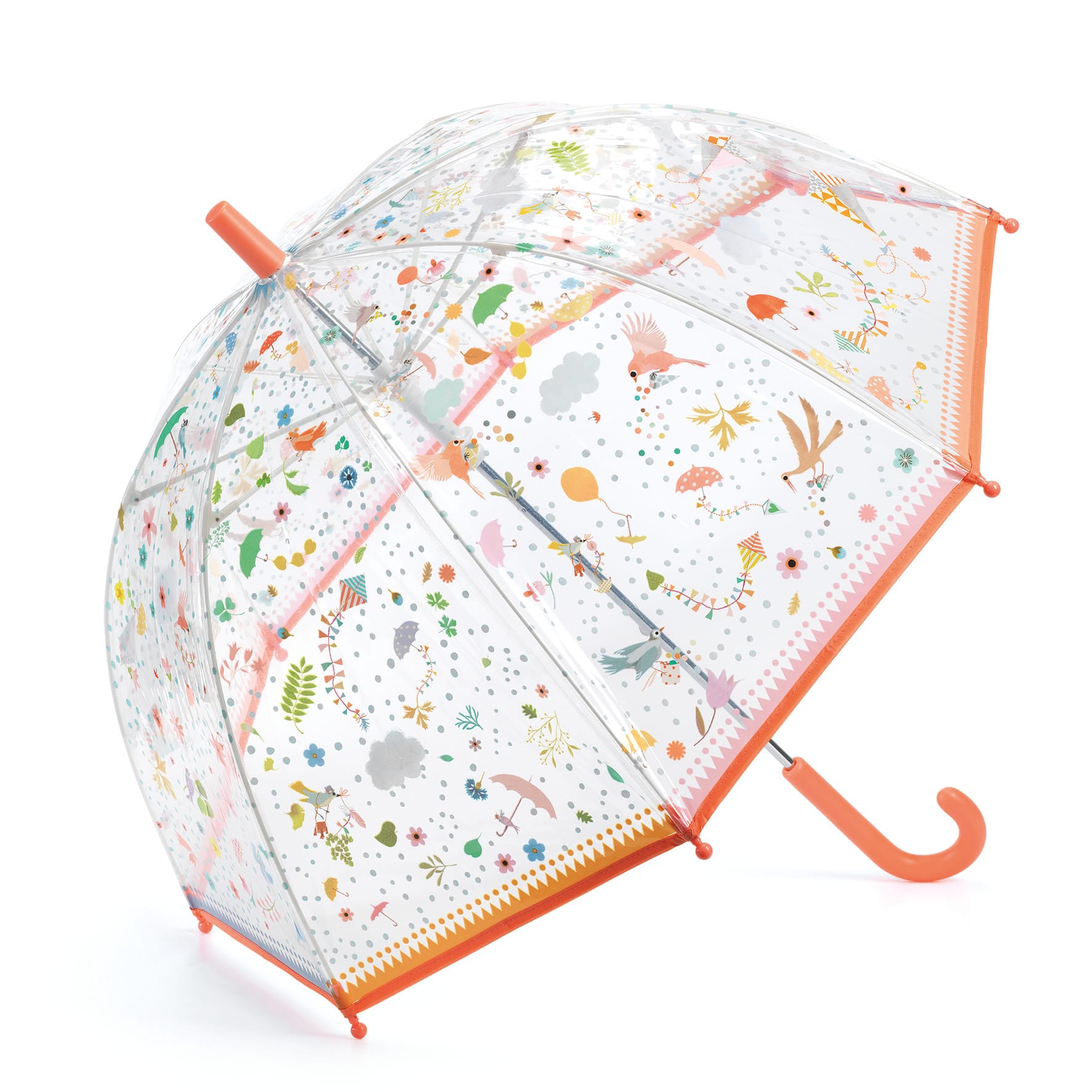 Ombrello Trasparente Rosa Piccole Leggerezze | Djeco DD04805