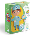 Djeco | Gioco Magnetico Jobissimo Wooden Magnetic, Legno e Metallo