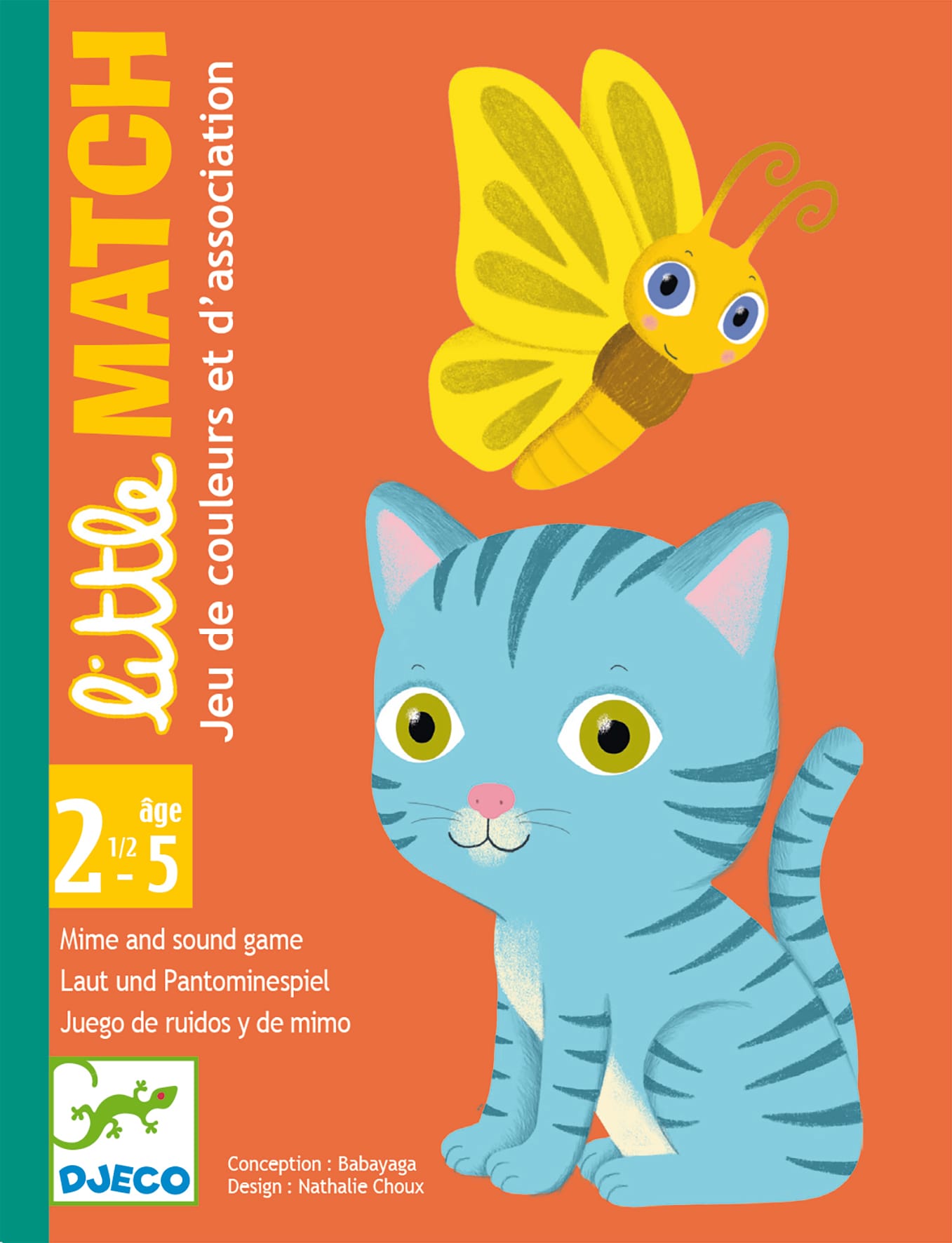 Gioco di Associazione Forme e Colori Little Match, 2 ½ - 5 anni Djeco