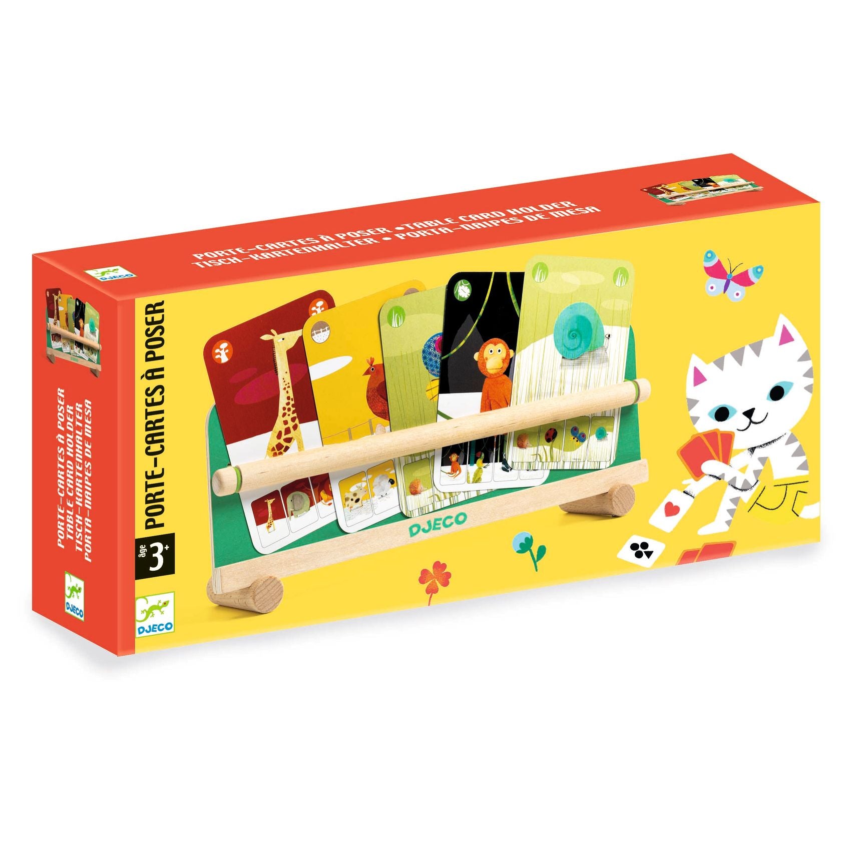 Djeco | Porta carte da tavolo in legno per bambini