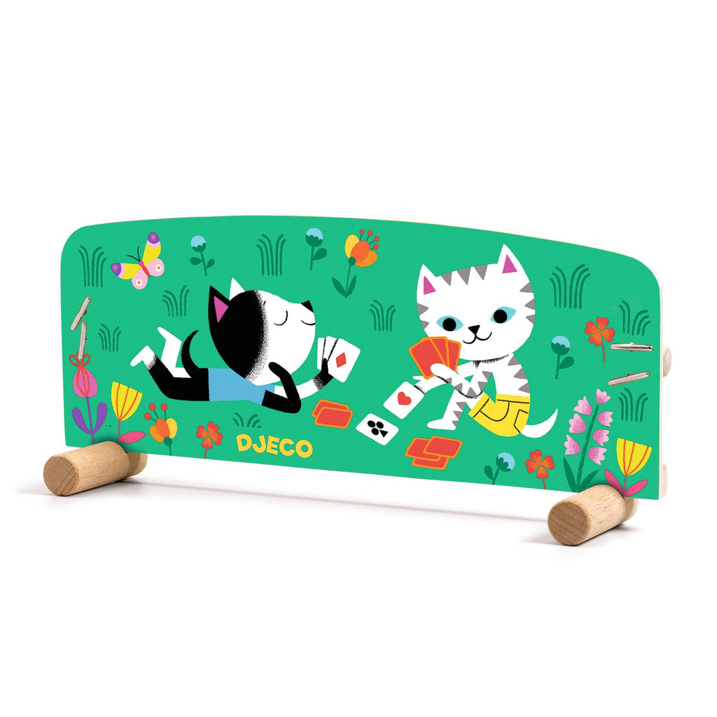 Djeco | Porta carte da tavolo in legno per bambini