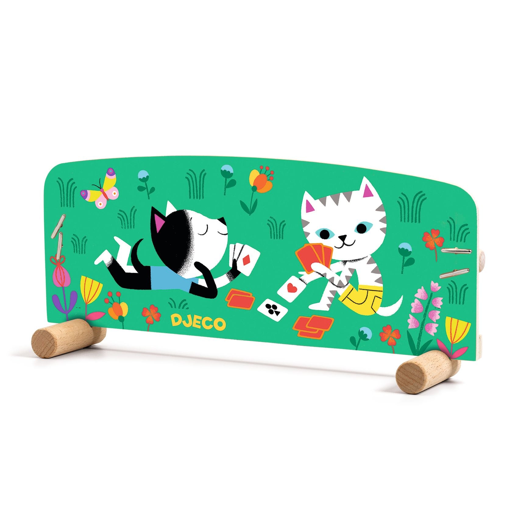 Djeco | Porta carte da tavolo in legno per bambini