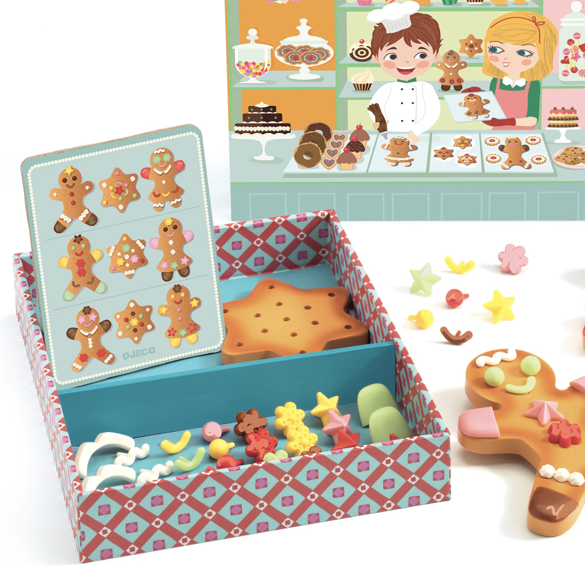 Set Gioco Omino di Pan di Zenzero Oscar e Cannelle | Djeco DJ06516
