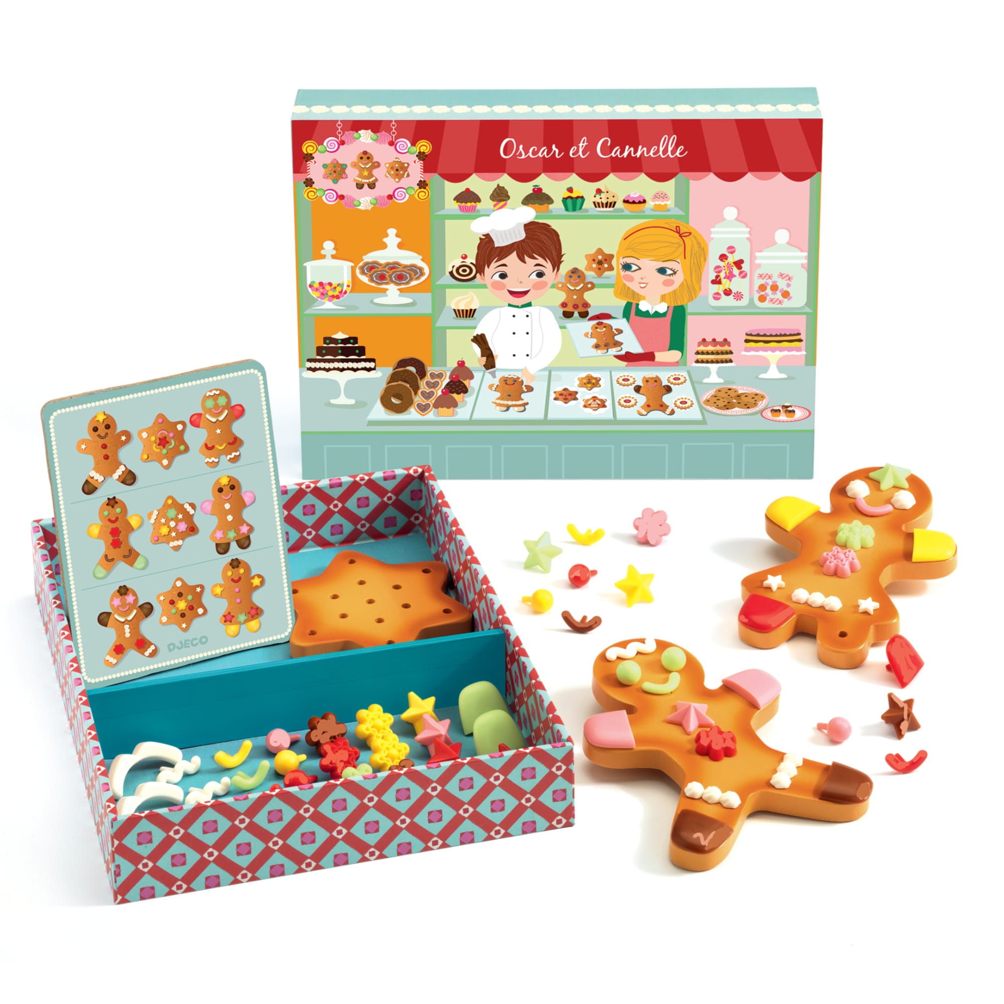 Set Gioco Omino di Pan di Zenzero Oscar e Cannelle | Djeco DJ06516