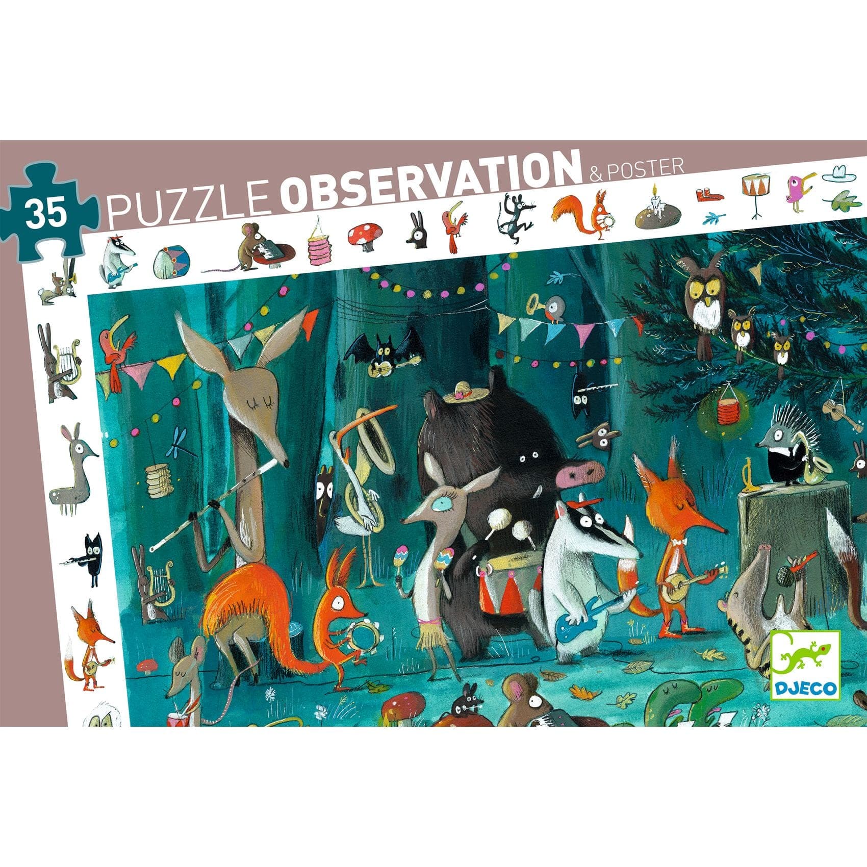 Djeco | Puzzle d'Osservazione L'Orchestra 35pz
