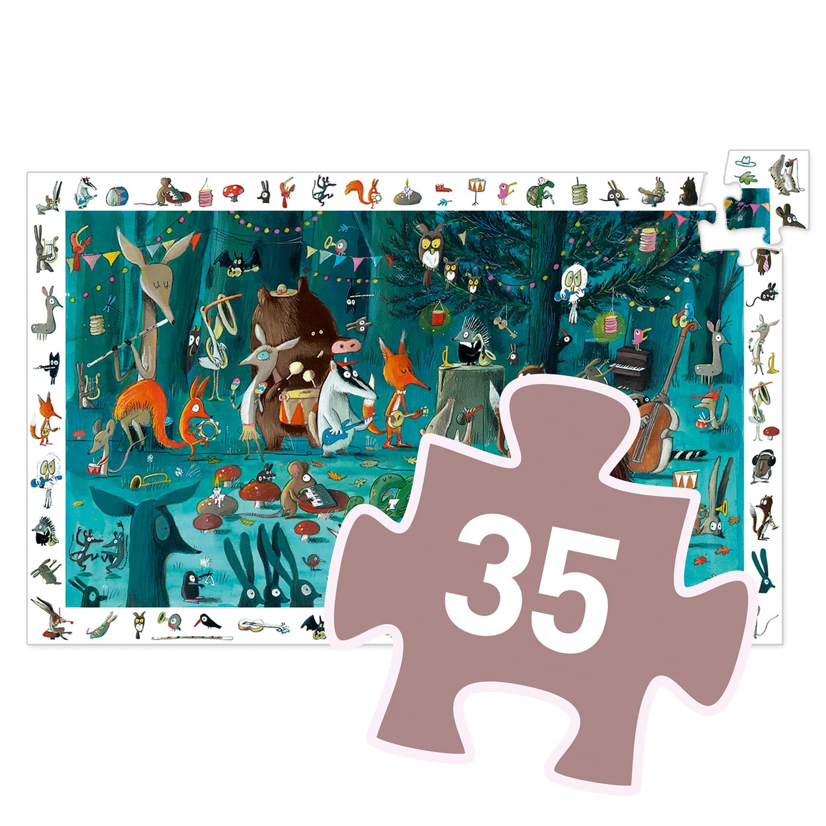 Djeco | Puzzle d'Osservazione L'Orchestra 35pz