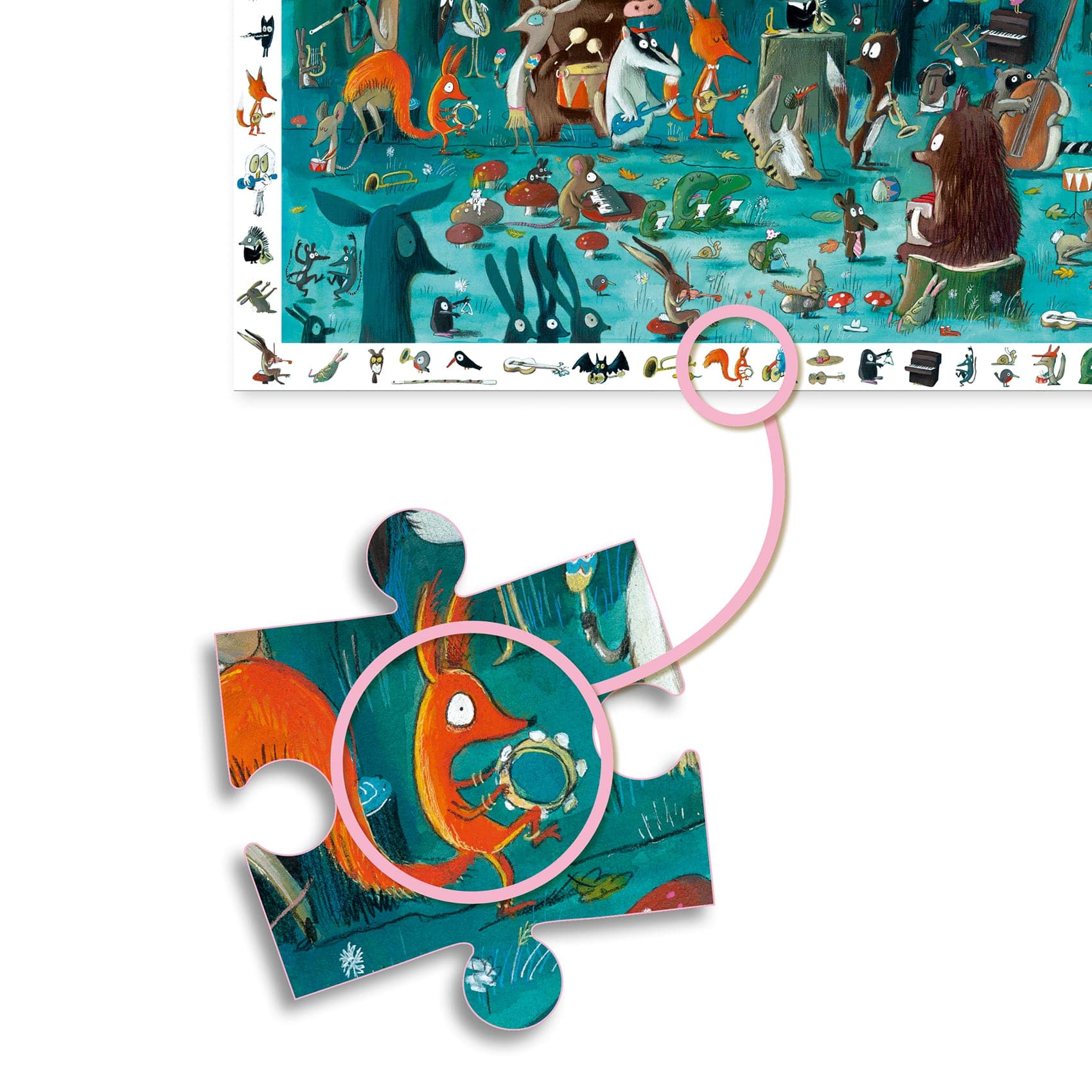 Djeco | Puzzle d'Osservazione L'Orchestra 35pz
