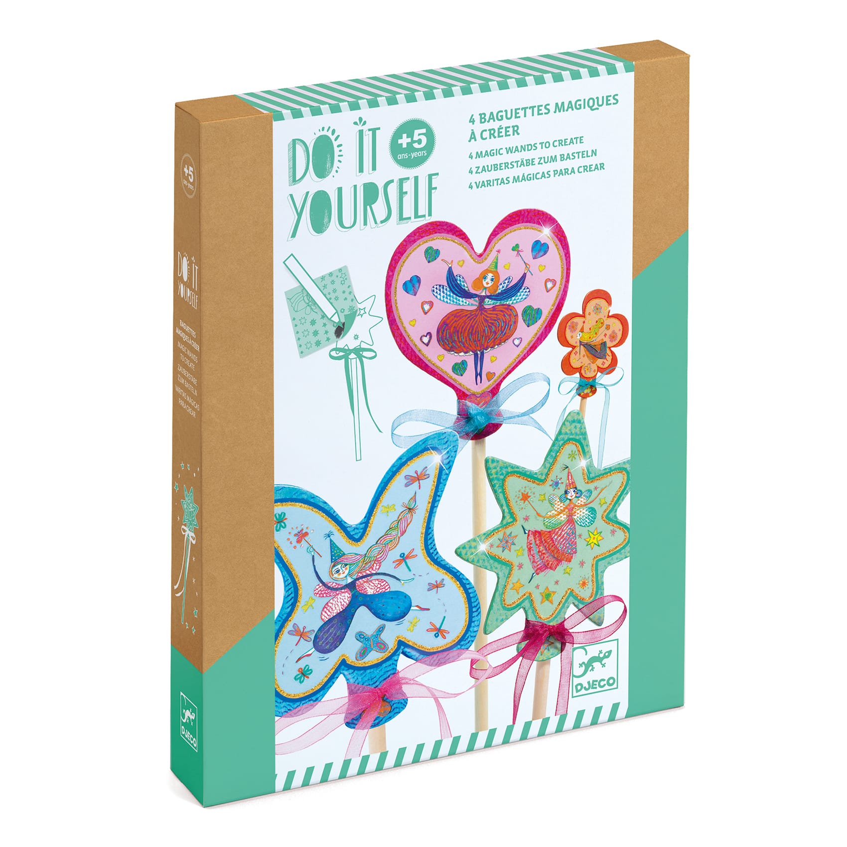 Djeco | Crea le Bacchette Magiche, Kit Fai da Te DJ07950