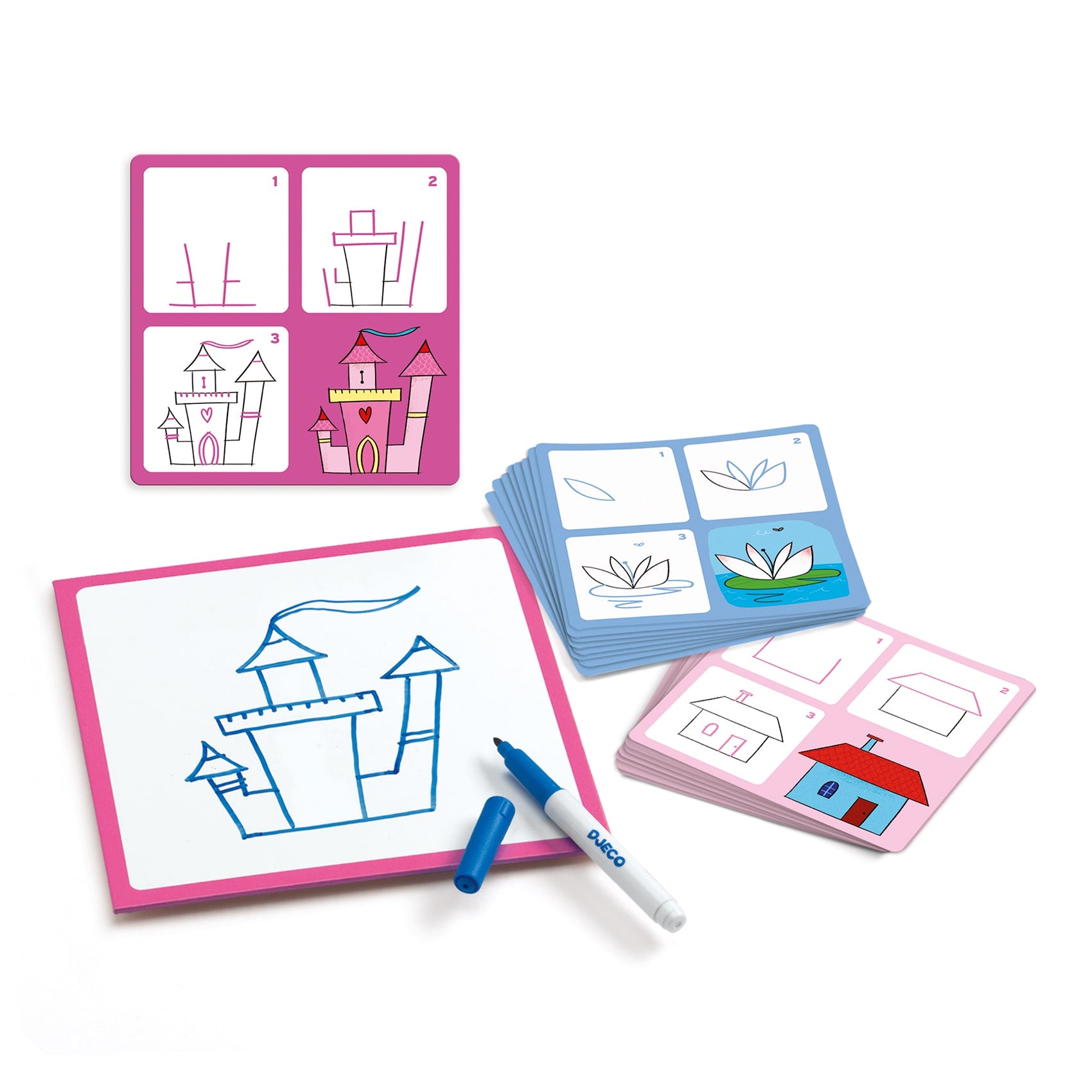Djeco | Impara a disegnare Step by Step, Favole Joséphine & Co.