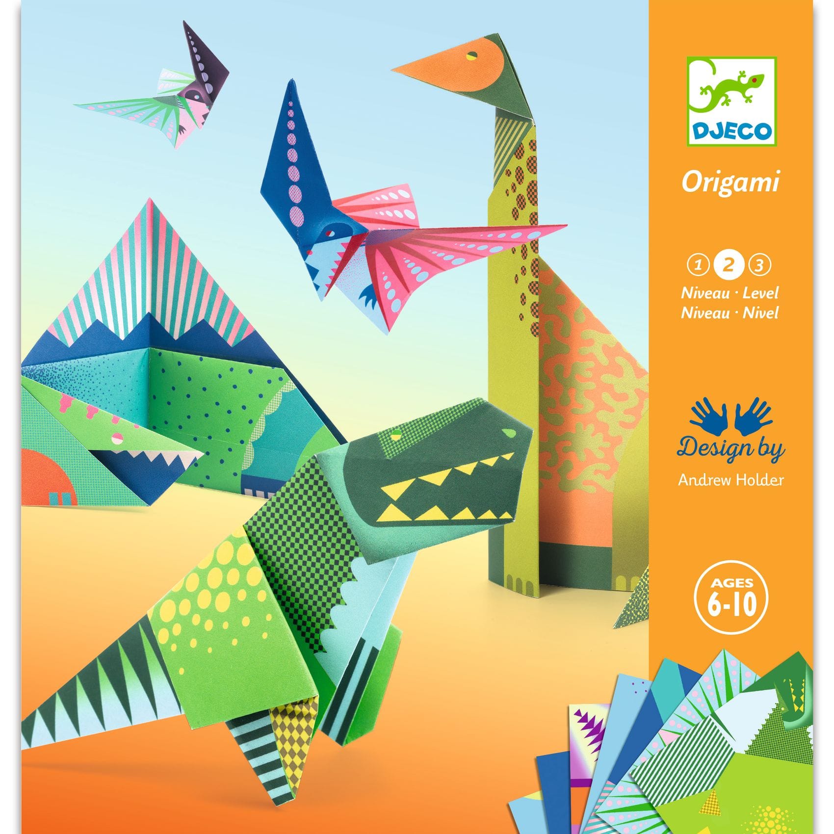 Djeco | Origami per bambini, Dinosauri DJ08758