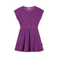 Purple organic cotton terry dress