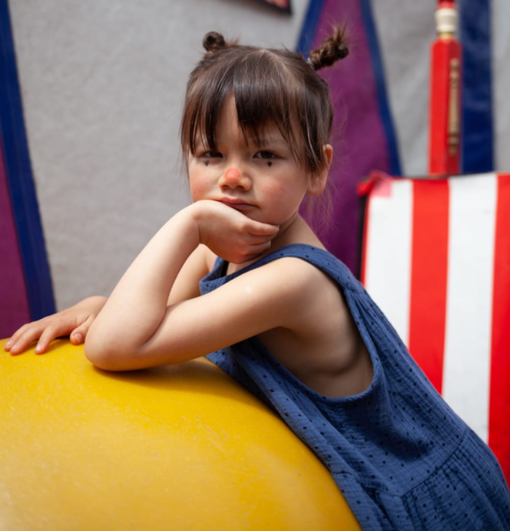 Daily Brat | Abito in mussola di cotone blu