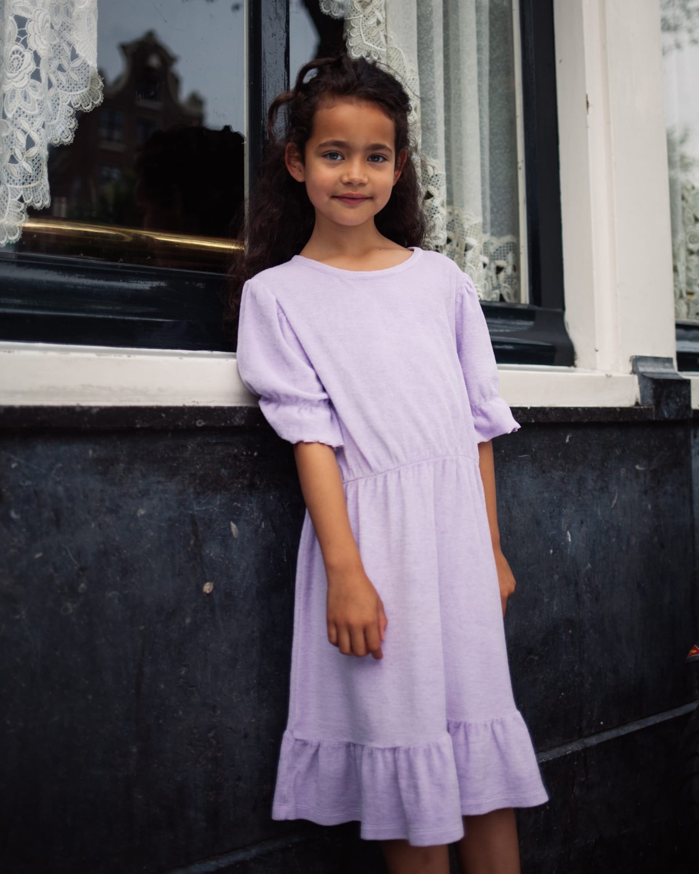 Daily Brat | Abito in spugna di cotone organico Lilla