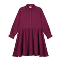 Daily Brat, Abito mussola di cotone bio Blaire Magneta Purple Bambina