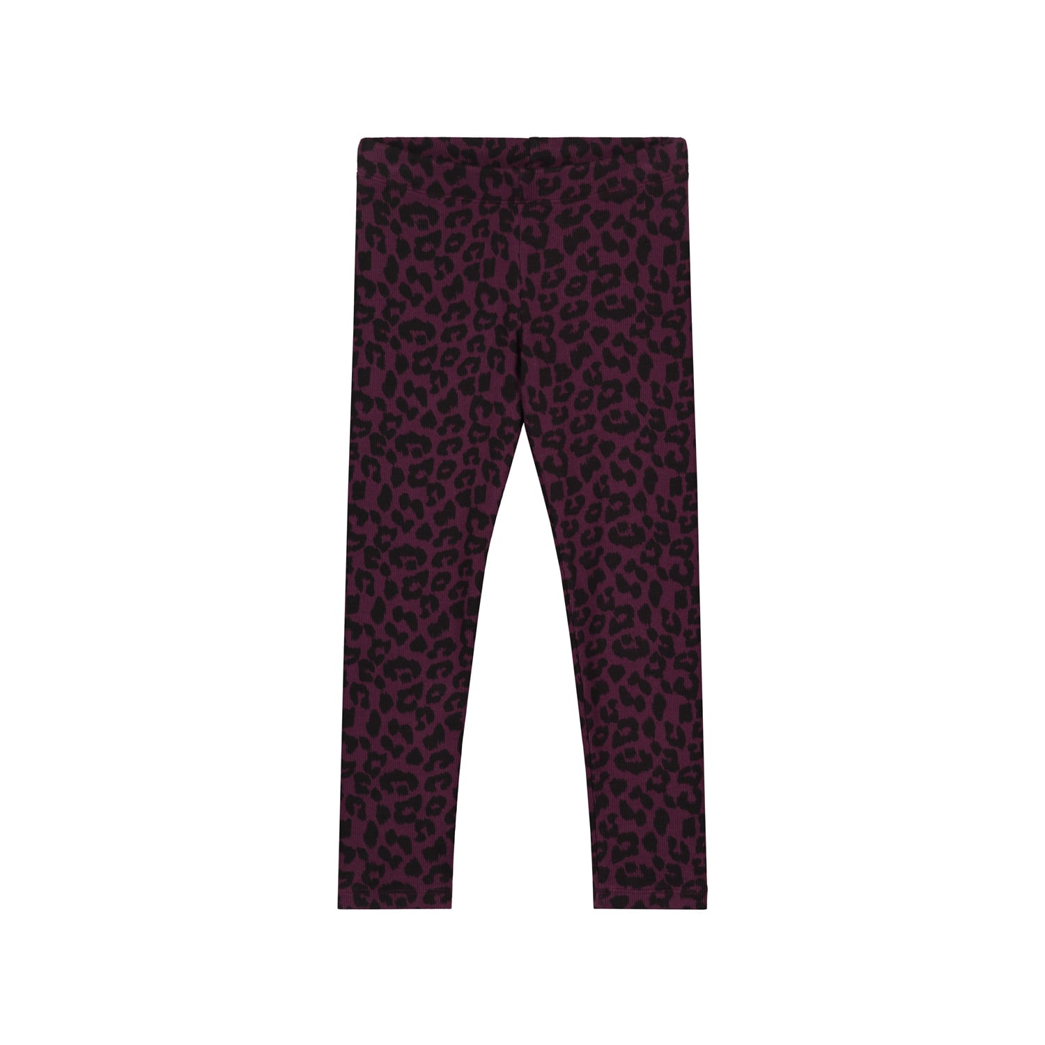 Daily Brat | Leggings leopardati in cotone bio Autumn Purple, Bambina