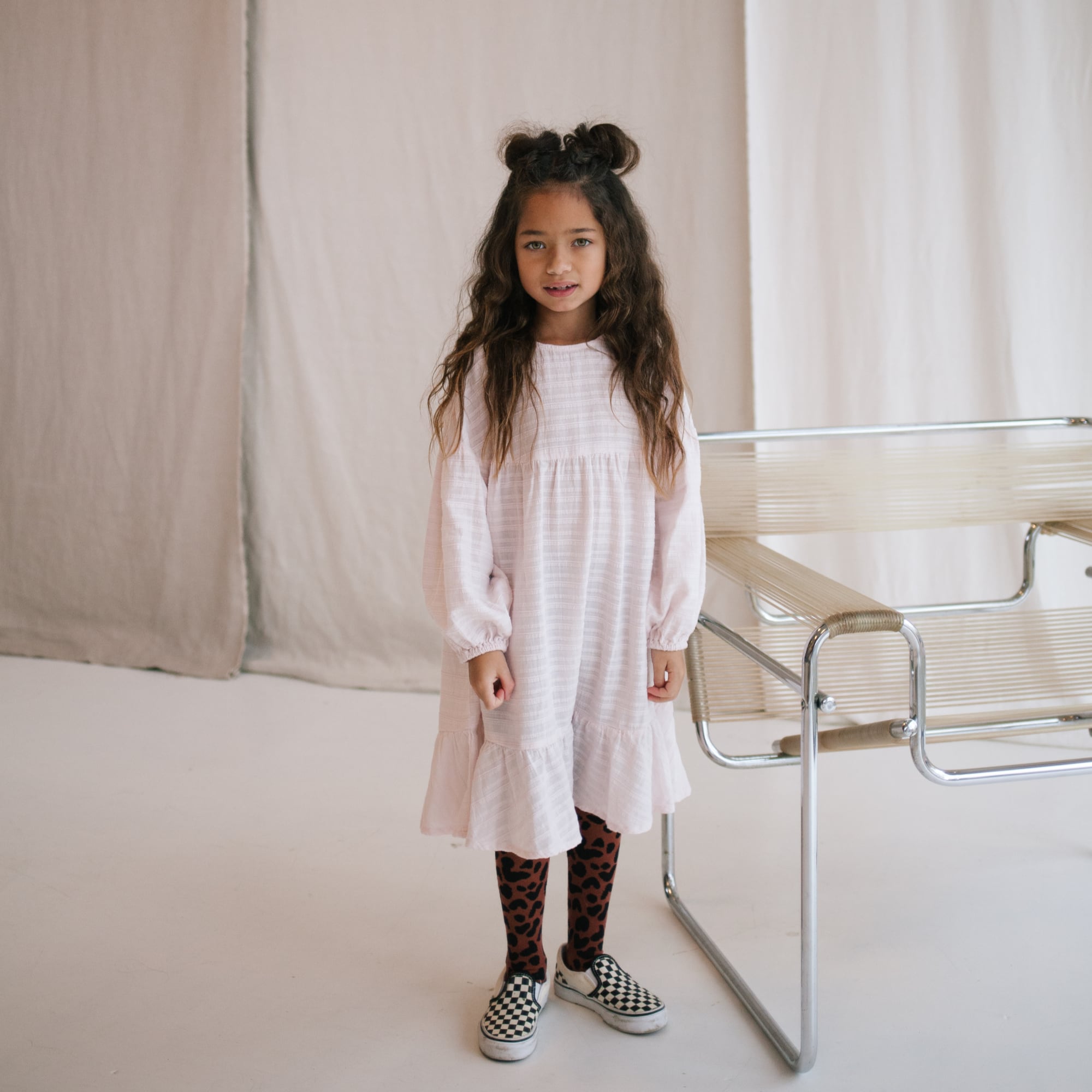 Daily Brat | Taylor Soft Pink cotton dress, Girls PIPI & PUPU and friends Daily Brat | Taylor Soft Pink cotton dress, Girls PIPI & PUPU and friends