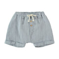 Dear Mini | Pantaloncini in mussola di cotone bio Celeste