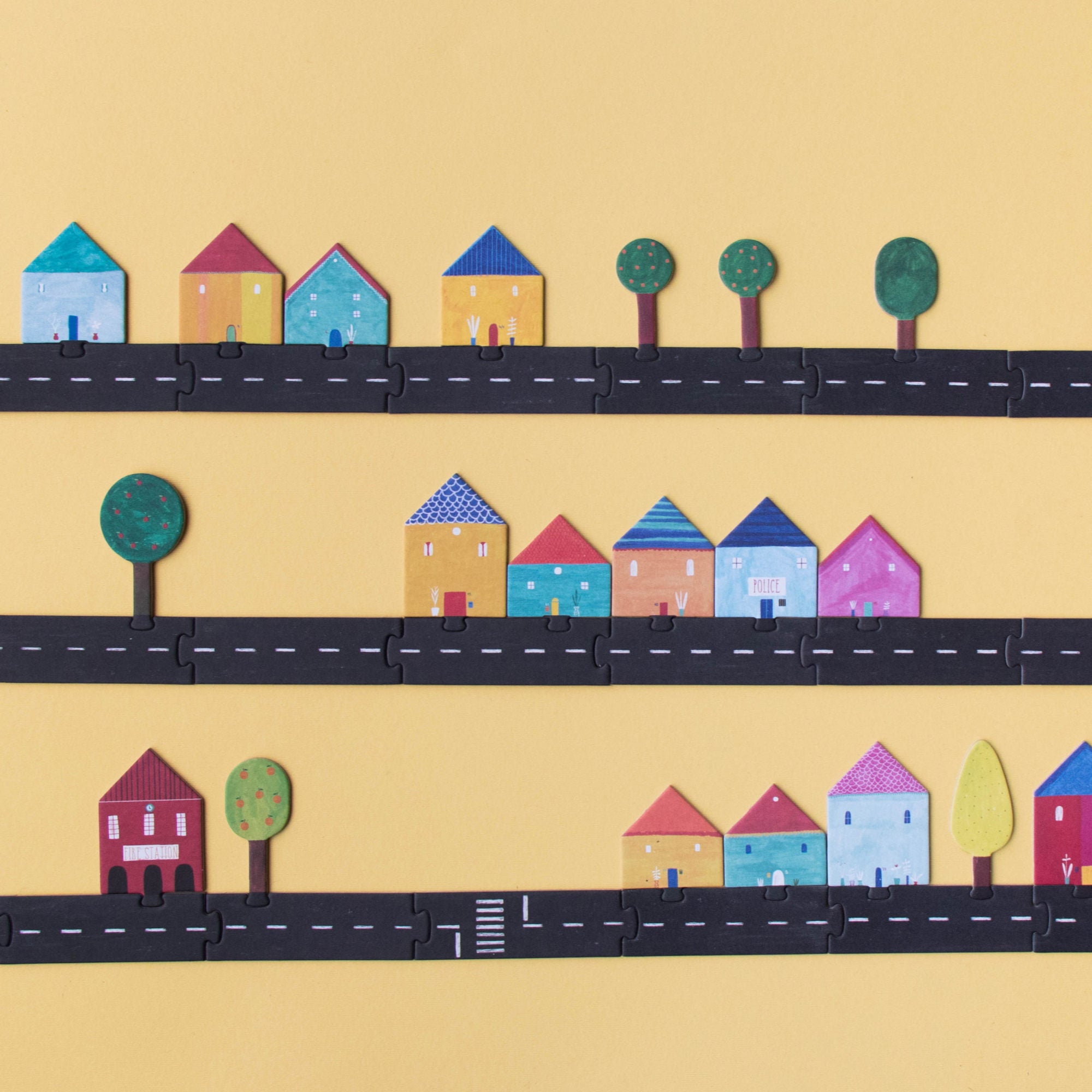 Gioco e Puzzle Strade e Macchine - Roads 136pz, 4 Anni + | Londji