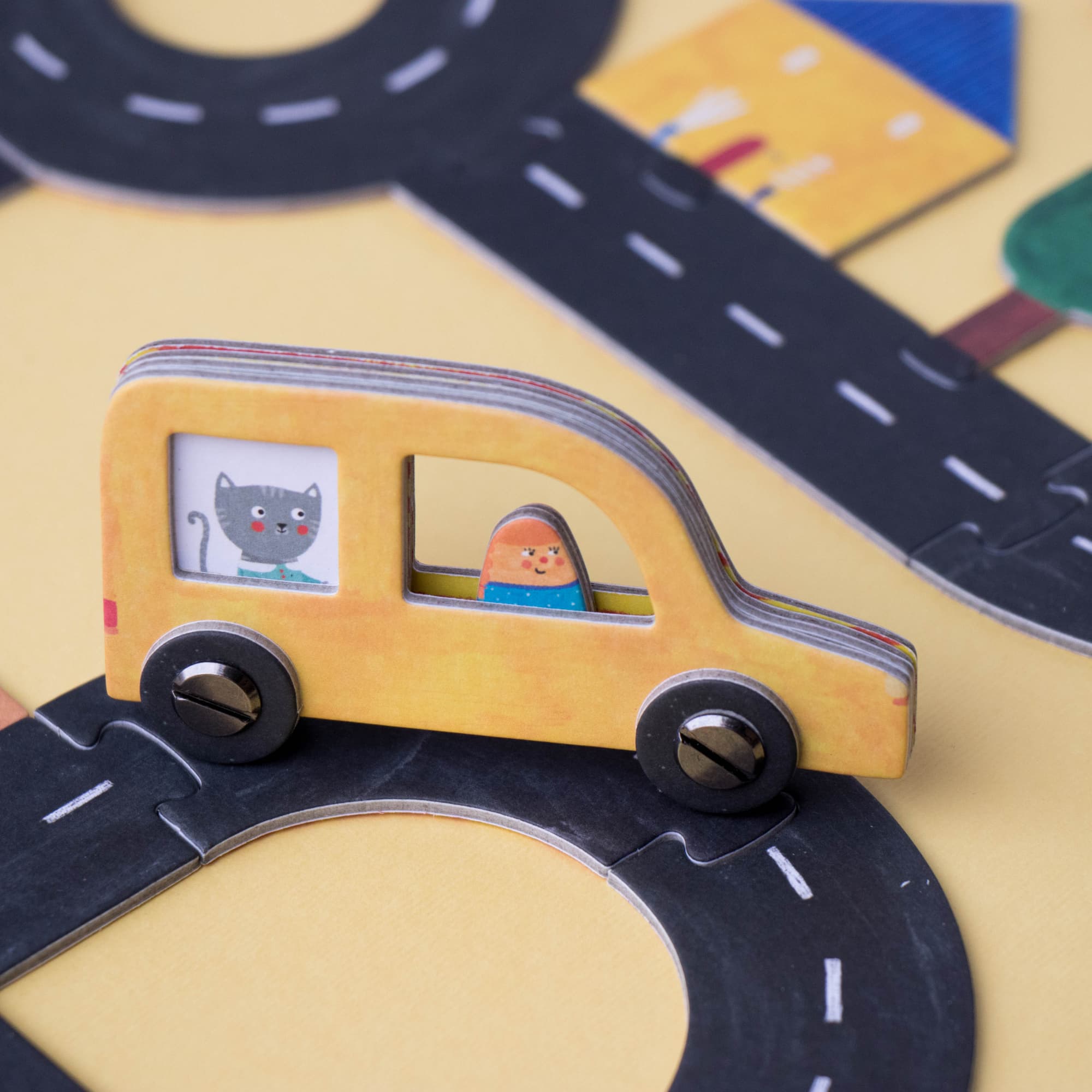 Gioco e Puzzle Strade e Macchine - Roads 136pz, 4 Anni + | Londji