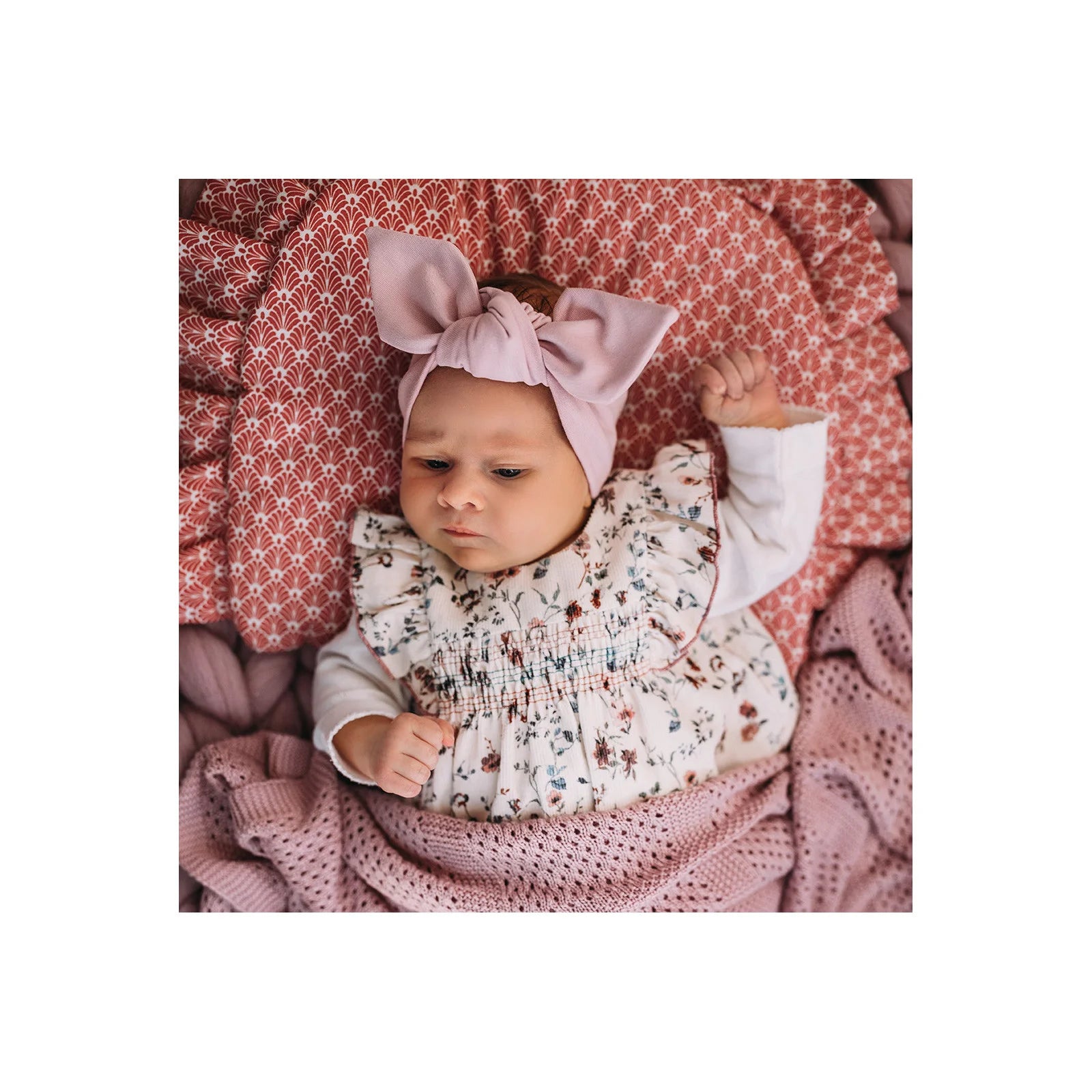 Fascia Capelli Bimba Powder Pink | UL&KA