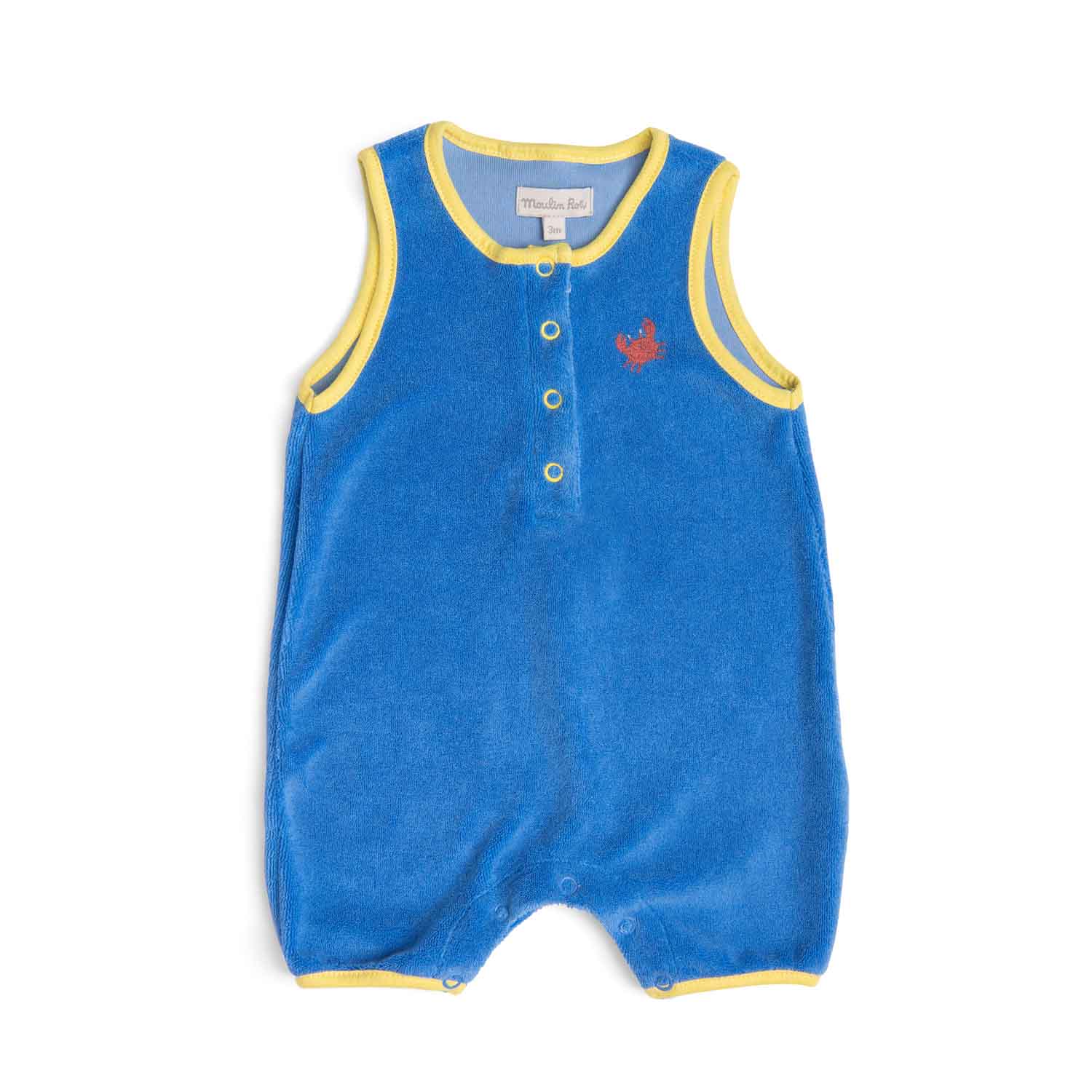 Moulin Roty | Pagliaccetto in spugna blu, Hubert, Bord de mer