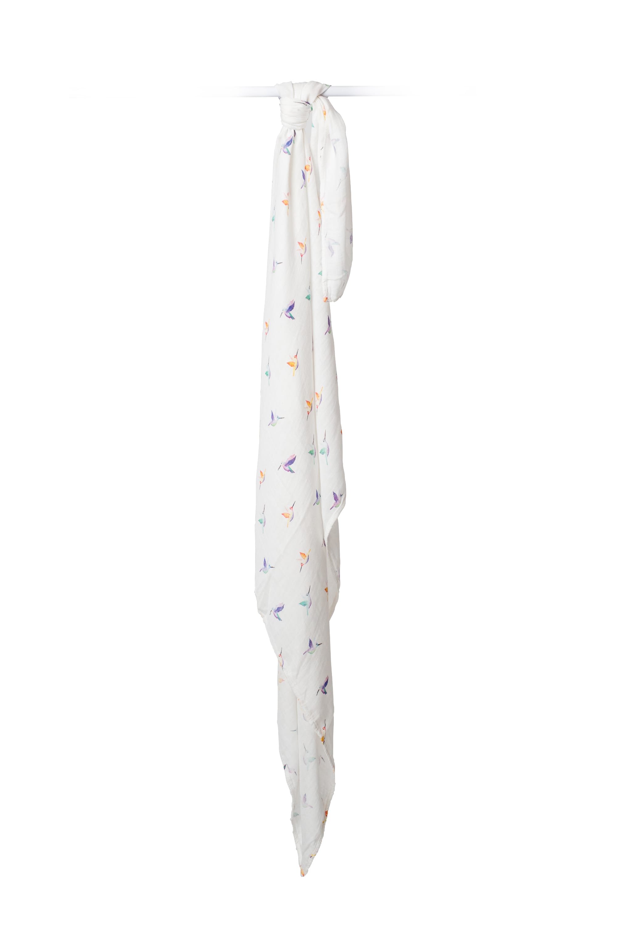 Copertina Swaddle 120x120cm, Colibrì, Mussola Cotone Bambù | Lulujo