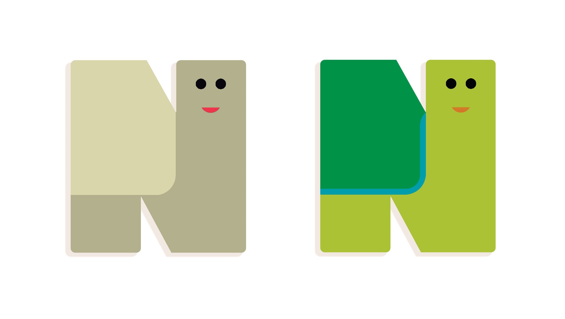 Lettera N in Legno per Cameretta Bambini  Djeco | Little Big Room Animaux Graphiques