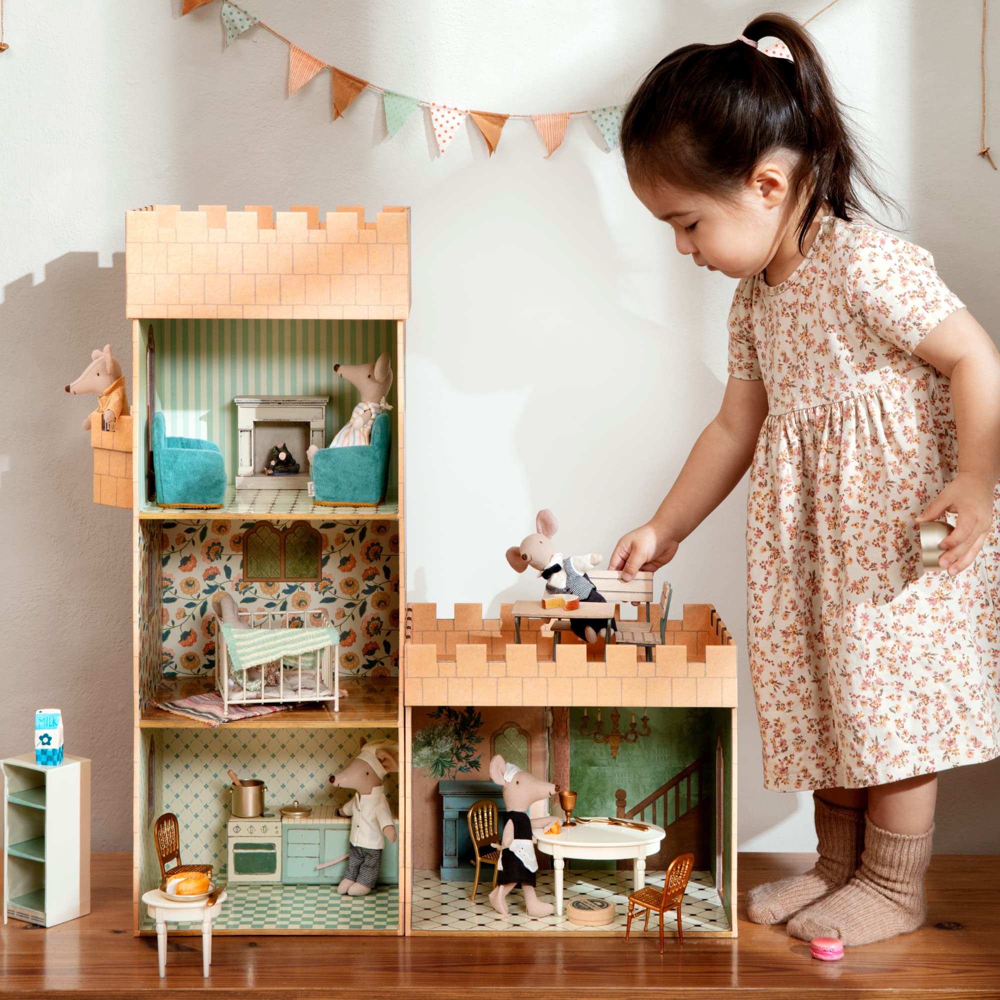 Maileg | Topo domestica, Big sister mouse, Maid Mouse