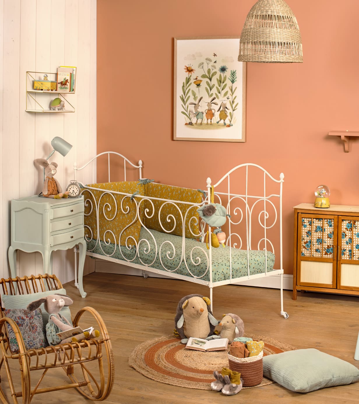 Moulin Roty | Poster Conigli, 50x70 cm