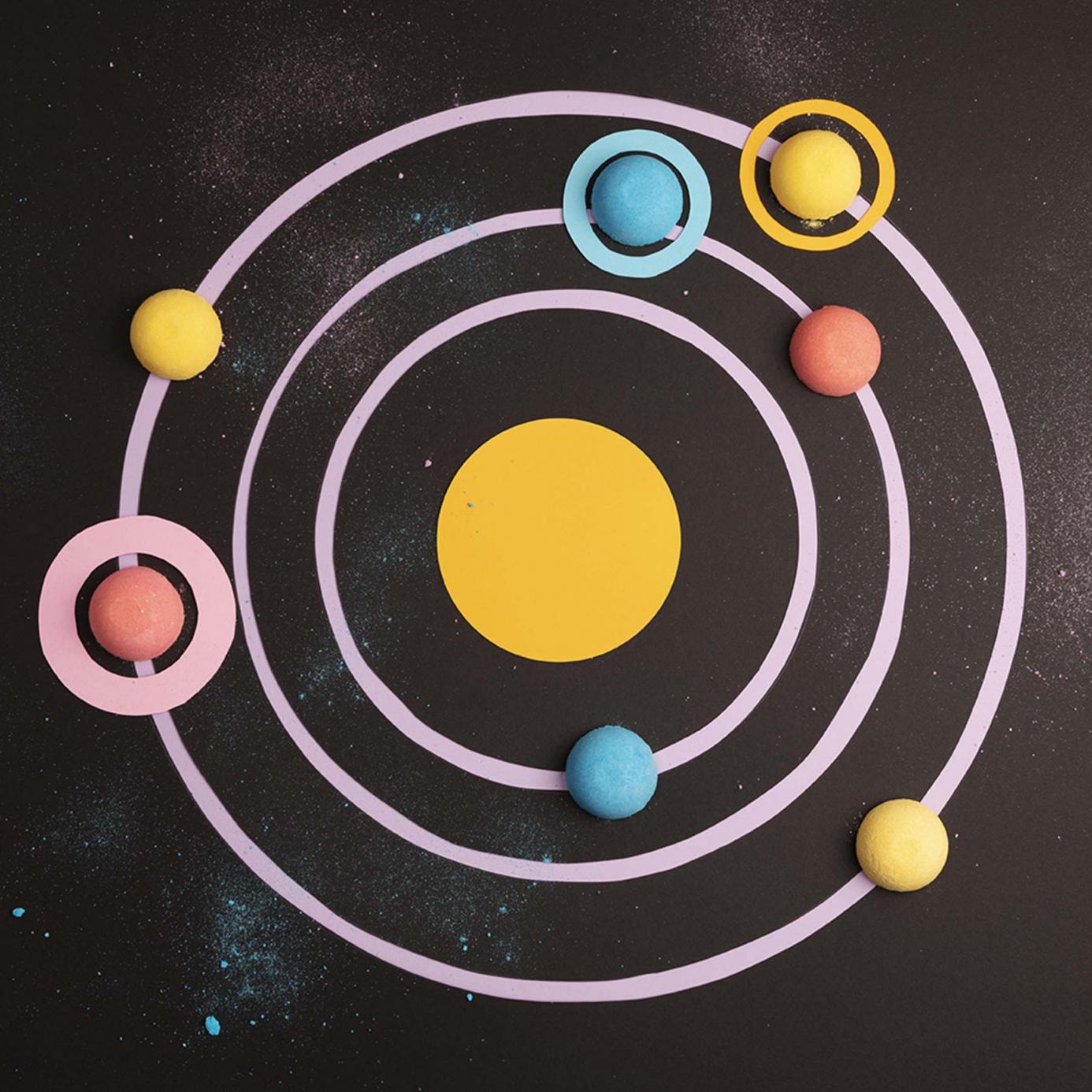Nailmatic | Bombe da bagno, 7 pezzi Space Bath Bombs per Bambini