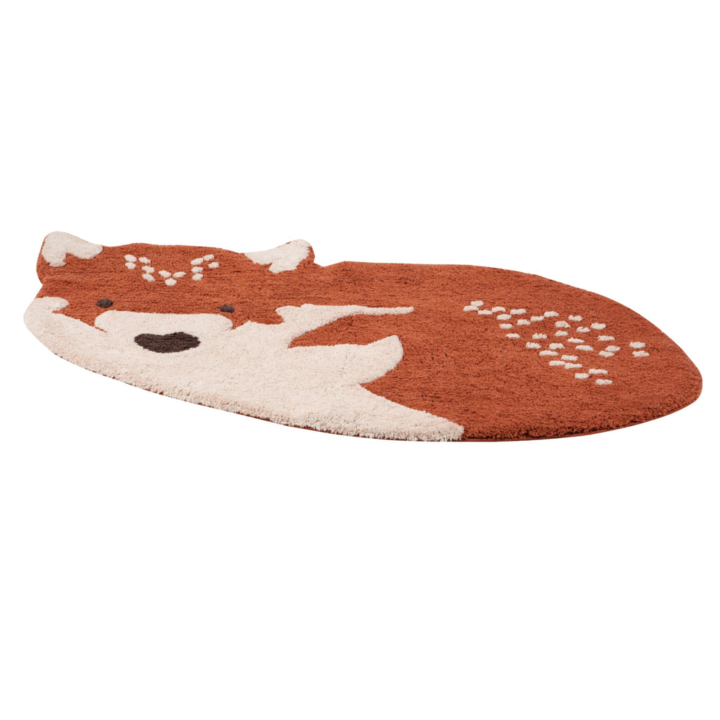 Tappeto per Bambini in Cotone Lupo 110x70 cm, Little Wolf | Nattiot