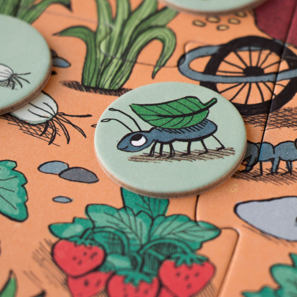 Londji Puzzle e Gioco di Osservazione - Rabbits Garden 24pz, 3 anni +