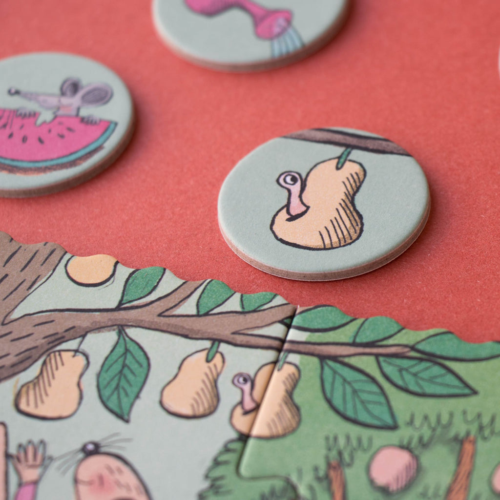 Londji Puzzle e Gioco di Osservazione - Rabbits Garden 24pz, 3 anni +