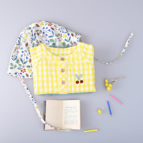 Yellow Checkered Shirt, Félicie Pomme des Bois