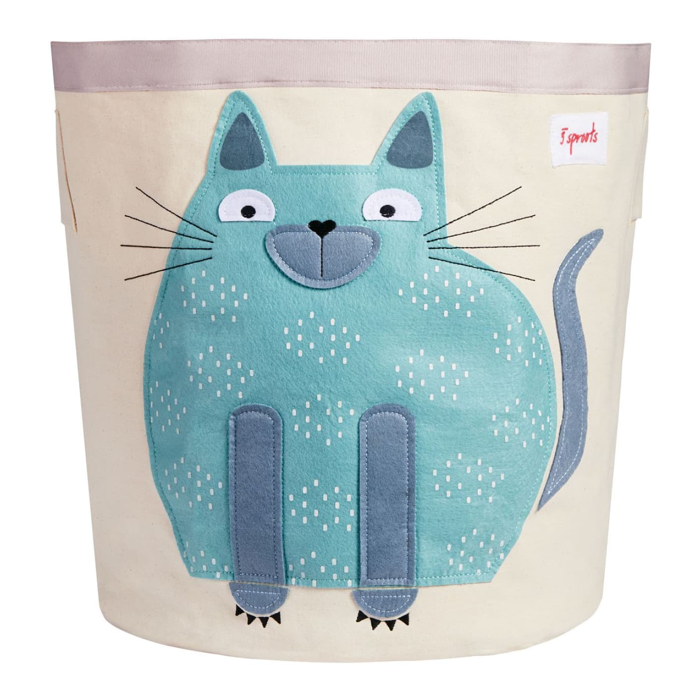 Cesto Portagiochi Grande 3 Sprouts, Gatto