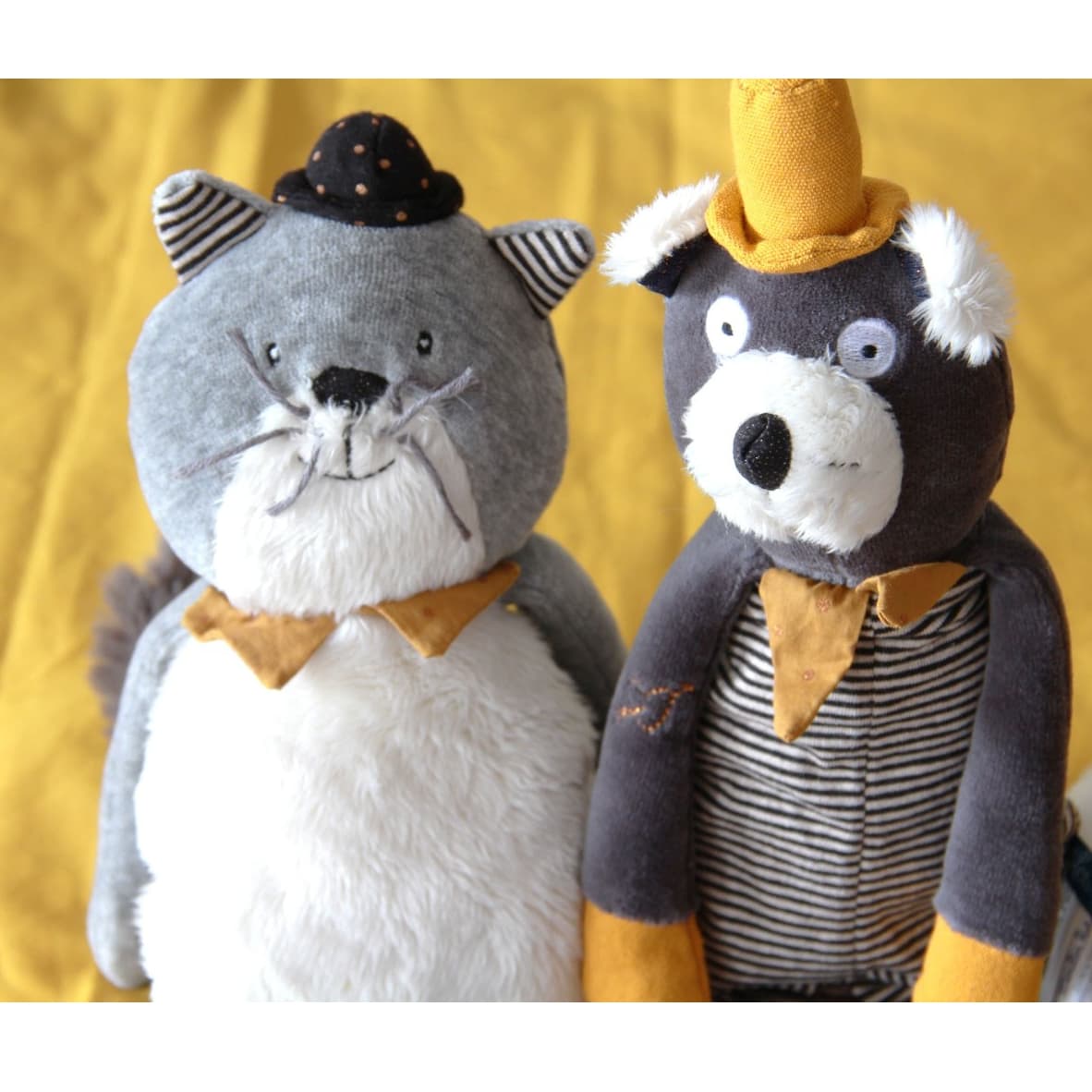 Moulin Roty | Peluche Gatto Fernand 31cm Les Moustaches 666022