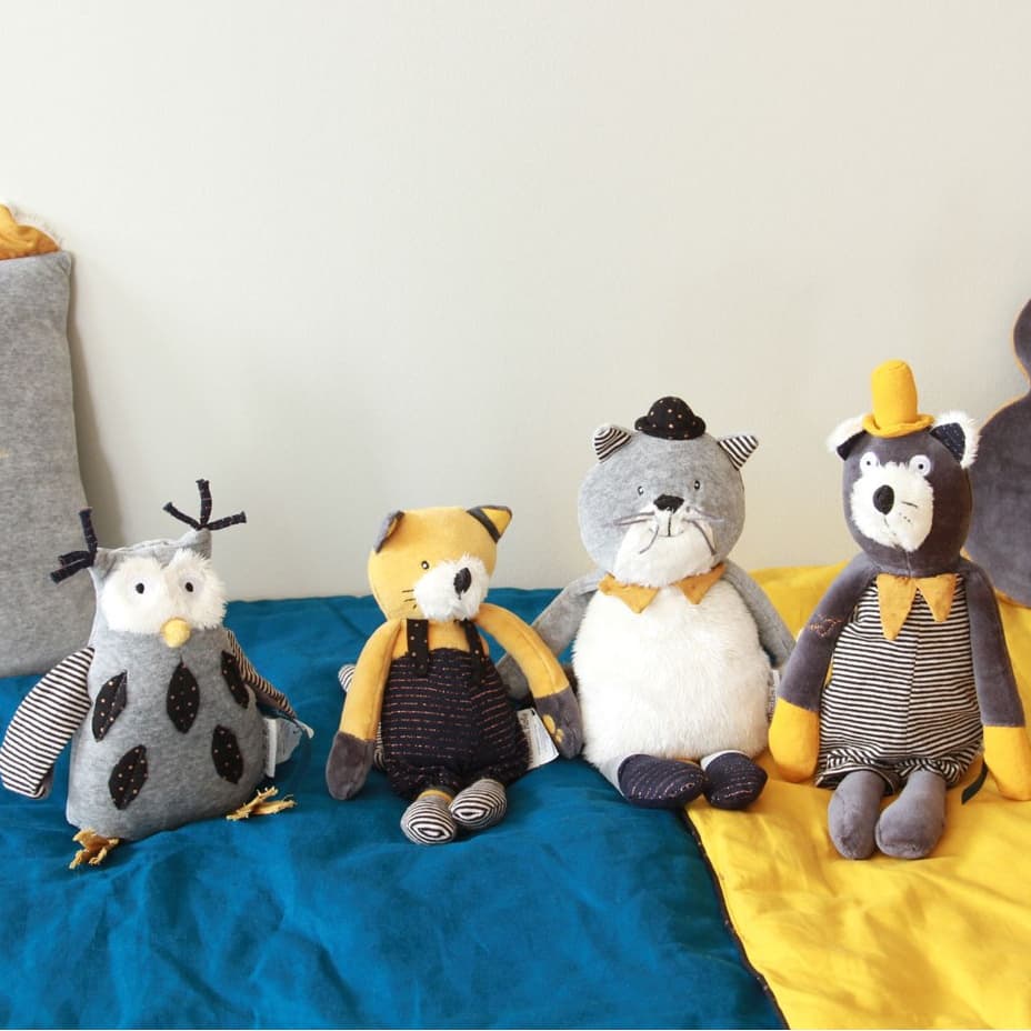 Peluche Musicale - Carillon Signor Gufo Hibou | Moulin Roty 666041