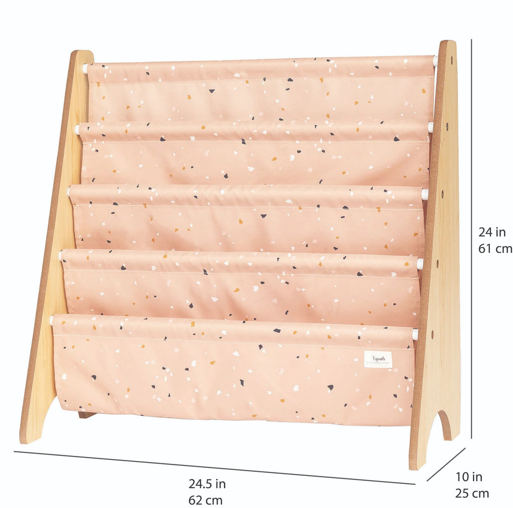 3 Sprouts | Libreria frontale Montessoriana bambini, Terrazzo argilla
