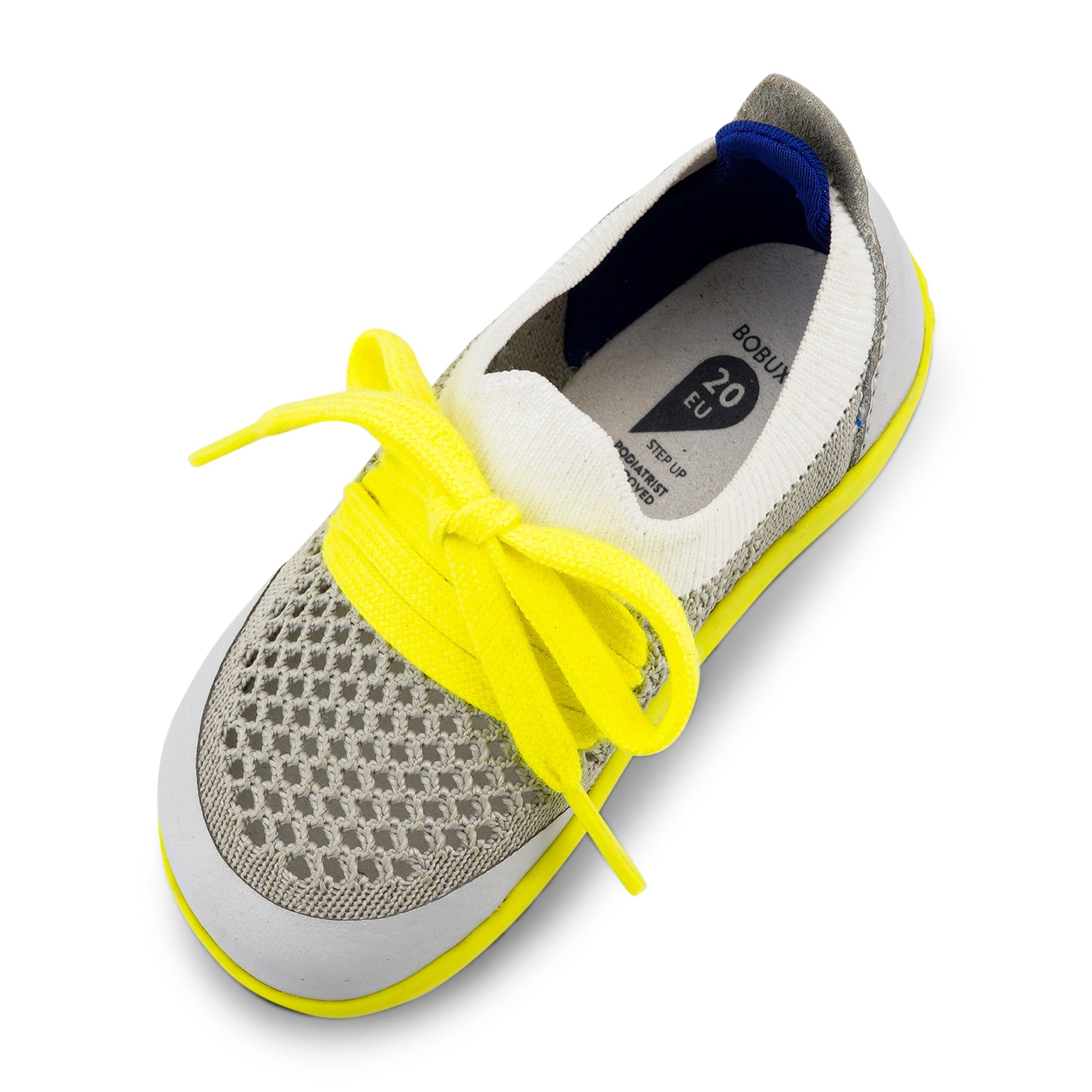 Bobux | Scarpa Primi Passi Play Knit Step Up Grey White