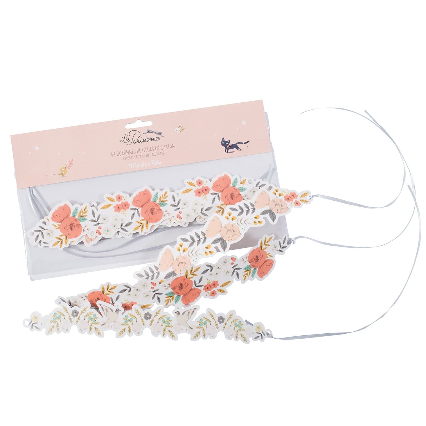 Set 6 Coroncine in Cartone - Les Parisiennes | Moulin Roty