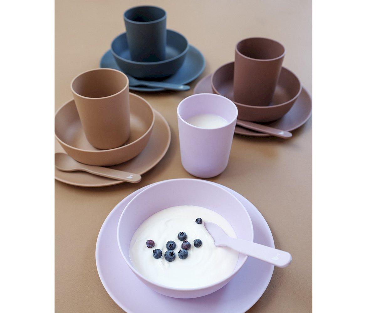 Clay bio plastic crockery set