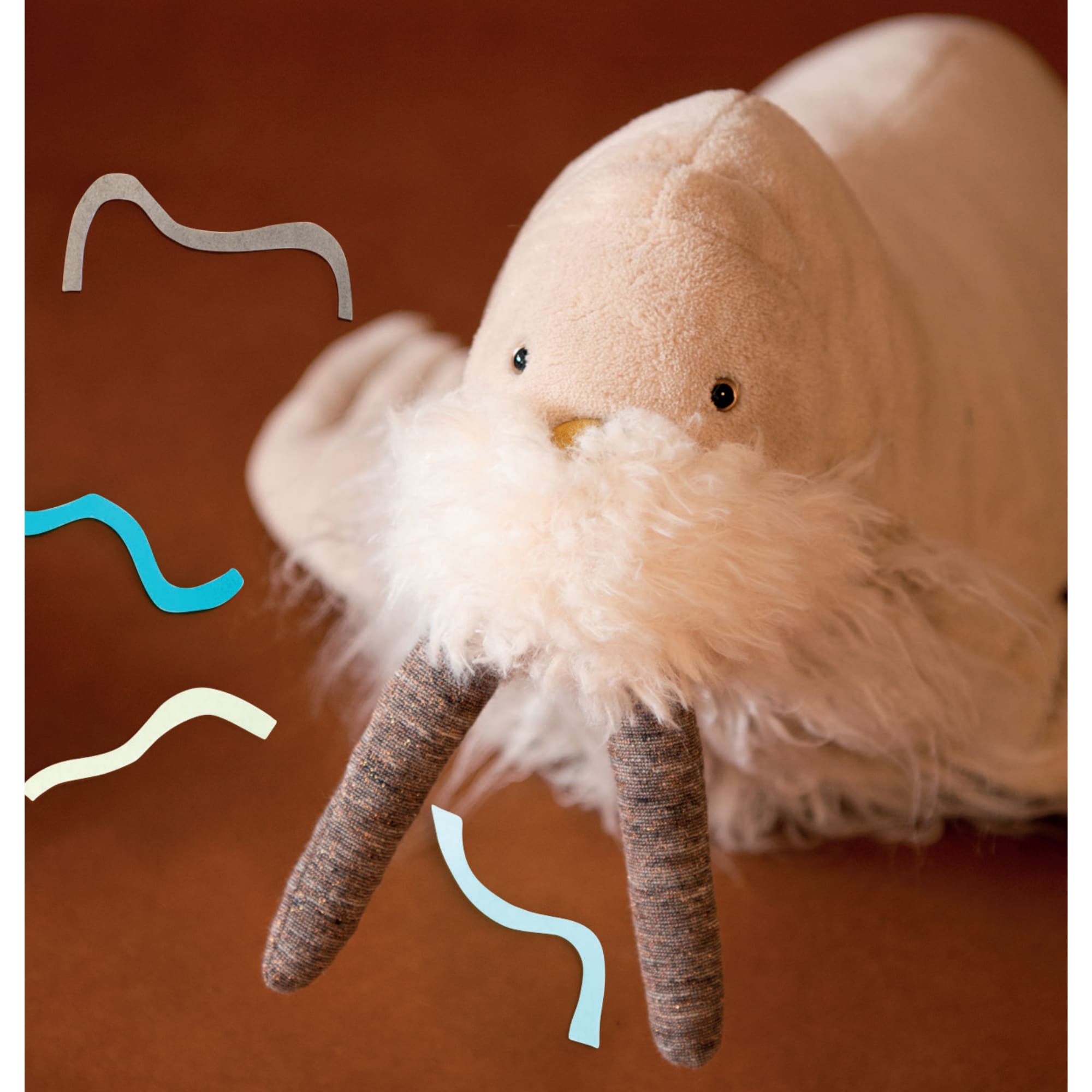 Small walrus plush toy