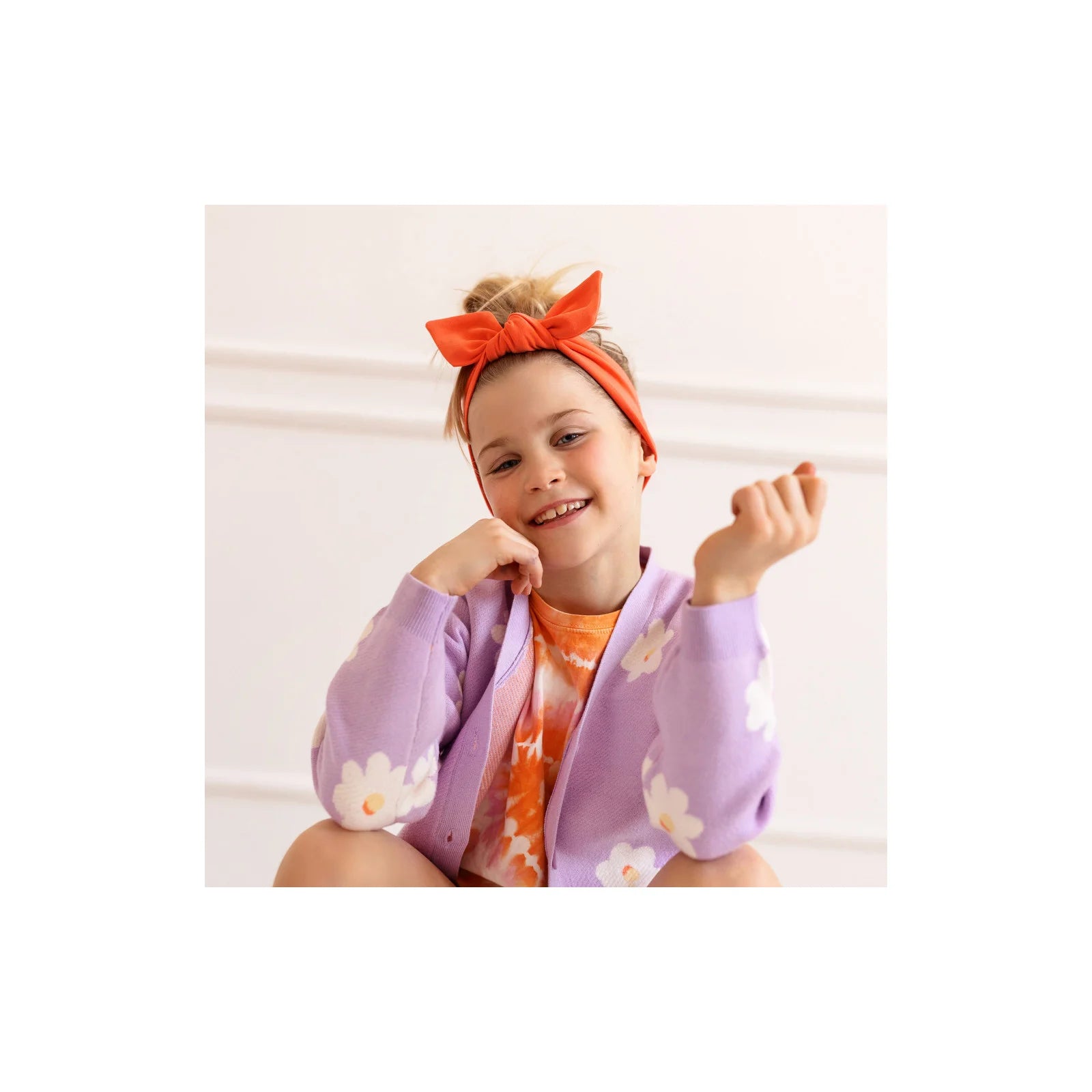 Fascia capelli bimba Corallo