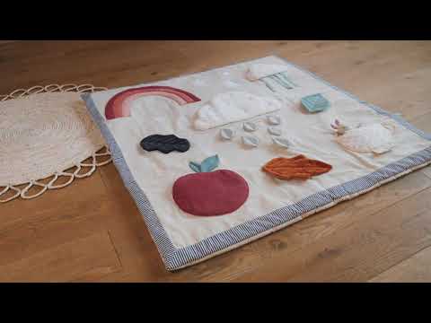 Tappeto Attività Grande 1m x 1m, Après la Pluie | Moulin Roty 715076