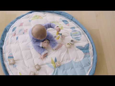 Sacco Portagiochi, Tappeto Gioco Imbottito, Borsa Balena | Moulin Roty