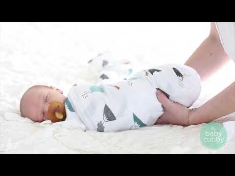 Cotton Muslin Swaddle Blanket, Safari