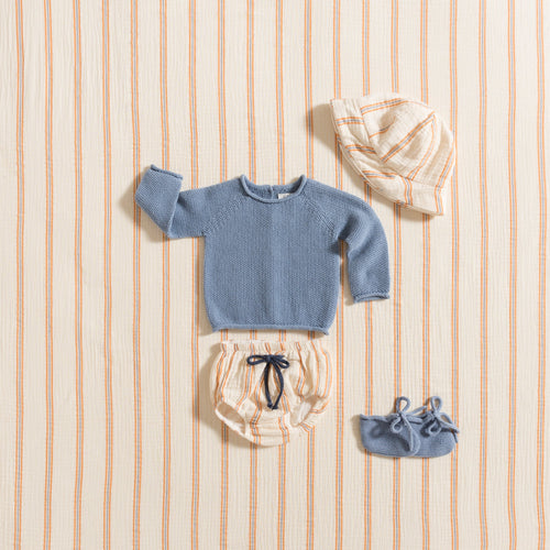 Grace baby&child | Cappellino in Mussola Cotone Bio Mango Stripes